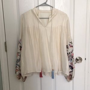 Anthropologie 100% silk blouse